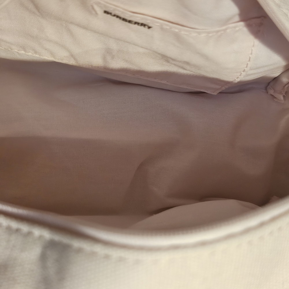Burberry Light Pink Embroidered Canvas Cosmetic Pouch NEW GWP - Picture 5 of 8